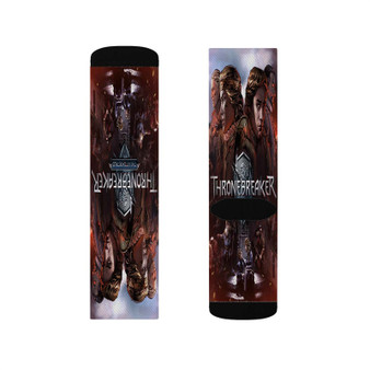 Thronebreaker The Witcher Tales Polyester Sublimation Socks Unisex Regular Fit White