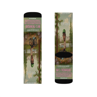 Tyler The Creator Poster Polyester Sublimation Socks Unisex Regular Fit White