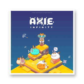 Axie Infinity Mystic White Transparent Vinyl Glossy Kiss-Cut Stickers