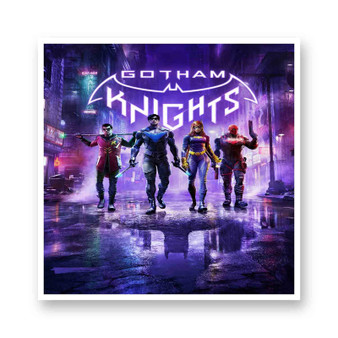 Gotham Knights White Transparent Vinyl Glossy Kiss-Cut Stickers