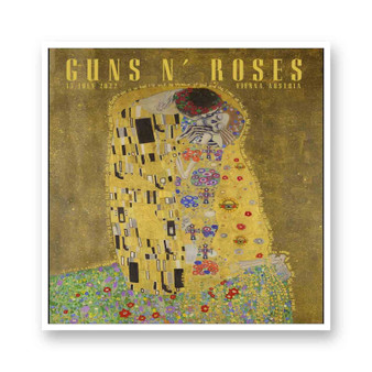 Guns N Roses Austria White Transparent Vinyl Glossy Kiss-Cut Stickers