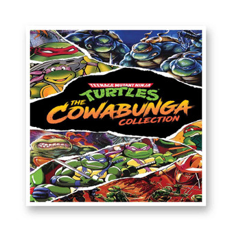 Teenage Mutant Ninja Turtles The Cowabunga Collection White Transparent Vinyl Glossy Kiss-Cut Stickers