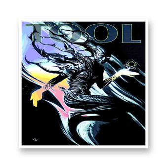 Tool Band White Transparent Vinyl Glossy Kiss-Cut Stickers