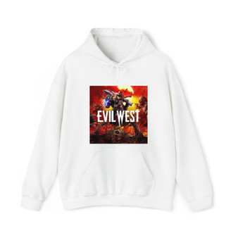Evil West Cotton Polyester Unisex Heavy Blend Hooded Sweatshirt Hoodie