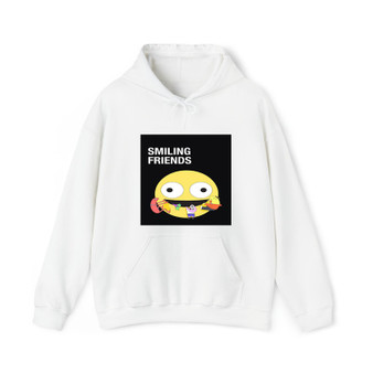 Smiling Friends Cotton Polyester Unisex Heavy Blend Hooded Sweatshirt Hoodie