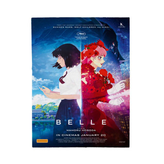 Belle Movie Poster Polyester Bedroom Family Velveteen Plush Blanket