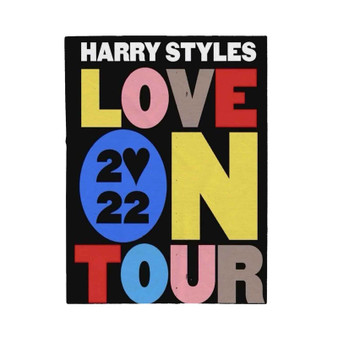 Harry Styles Love on Tour 2022 Polyester Bedroom Family Velveteen Plush Blanket