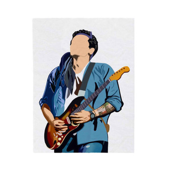 John Mayer Art Poster Polyester Bedroom Family Velveteen Plush Blanket