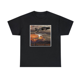 F 4 Phantom Classic Fit Unisex Heavy Cotton Tee T-Shirts Crewneck