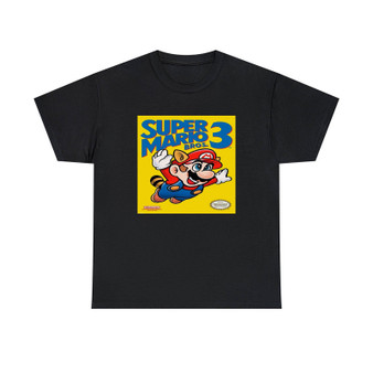 Super Mario Bros 3 Nintendo Classic Fit Unisex Heavy Cotton Tee T-Shirts Crewneck