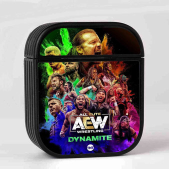 AEW Dynamite Case for AirPods Sublimation Slim Hard Plastic Glossy