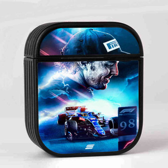 Fernando Alonso F1 Case for AirPods Sublimation Slim Hard Plastic Glossy