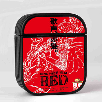 One Piece Film Red Anime Case for AirPods Sublimation Slim Hard Plastic Glossy