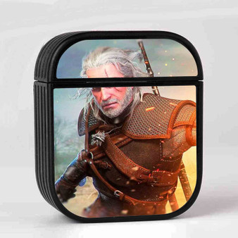 Geralt of Rivia The Witcher Saga Case for AirPods Sublimation Slim Hard Plastic Glossy