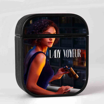 Lady Voyeur Case for AirPods Sublimation Slim Hard Plastic Glossy