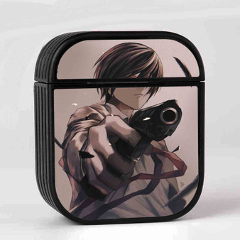 Light Yagami Death Note Case for AirPods Sublimation Slim Hard Plastic Glossy