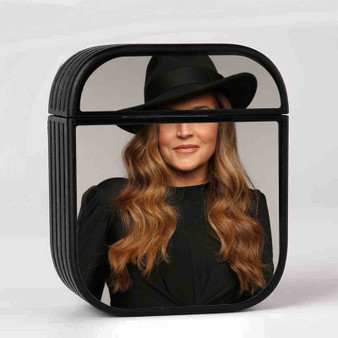 Lisa Marie Presley Case for AirPods Sublimation Slim Hard Plastic Glossy