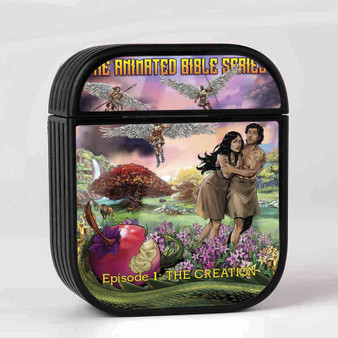 The Animated Bible Case for AirPods Sublimation Slim Hard Plastic Glossy