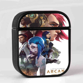Arcane League of Legends Case for AirPods Sublimation Slim Hard Plastic Glossy