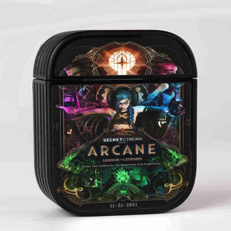 Arcane League of Legends Movie Case for AirPods Sublimation Slim Hard Plastic Glossy