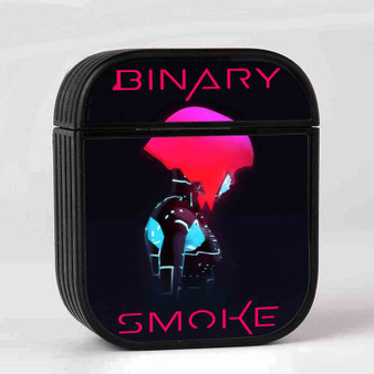 Binary Smoke Case for AirPods Sublimation Slim Hard Plastic Glossy