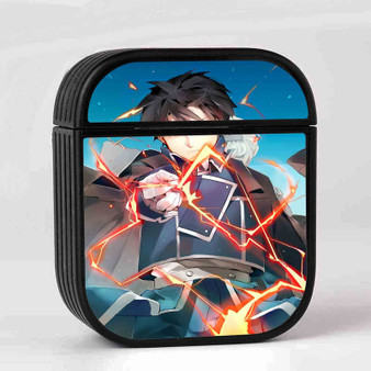 Roy Mustang Fullmetal Alchemist Case for AirPods Sublimation Slim Hard Plastic Glossy