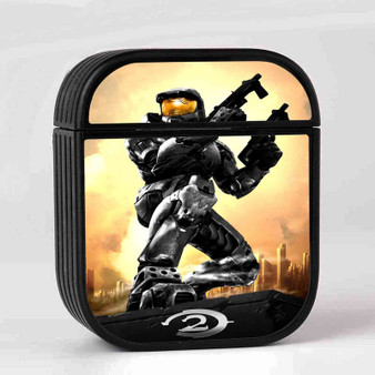 Halo 2 Case for AirPods Sublimation Slim Hard Plastic Glossy