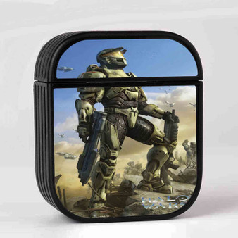 Halo Wars Spartan Case for AirPods Sublimation Slim Hard Plastic Glossy