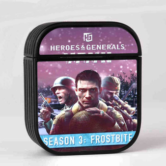 Heroes Generals WWII Case for AirPods Sublimation Slim Hard Plastic Glossy