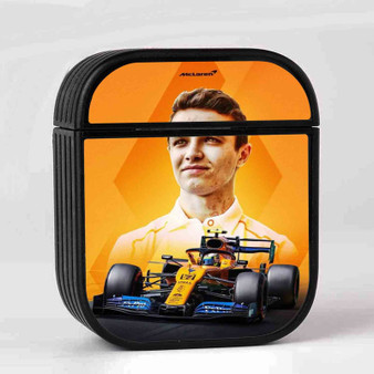 Lando Norris F1 Mc Laren Case for AirPods Sublimation Slim Hard Plastic Glossy