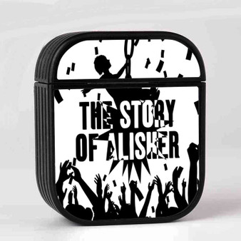 Oxxxymiron THE STORY OF ALISHER Case for AirPods Sublimation Slim Hard Plastic Glossy