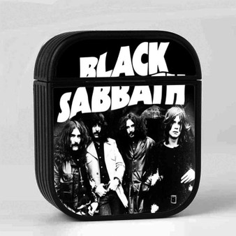 Black Sabbath Case for AirPods Sublimation Slim Hard Plastic Glossy