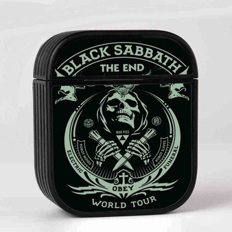 Black Sabbath The End World Tour Case for AirPods Sublimation Slim Hard Plastic Glossy