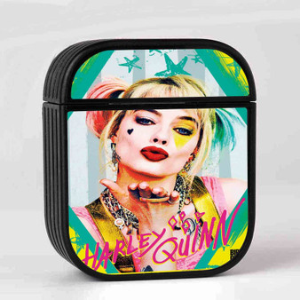 Harley Quinn Case for AirPods Sublimation Slim Hard Plastic Glossy