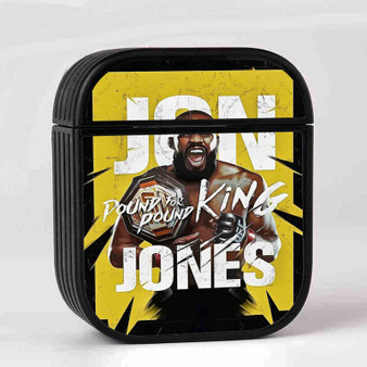 Jon Jones UFC Case for AirPods Sublimation Slim Hard Plastic Glossy