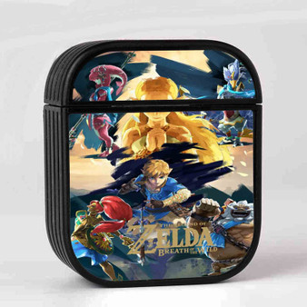 The Legend Of Zelda Breath Of The Wild Case for AirPods Sublimation Slim Hard Plastic Glossy