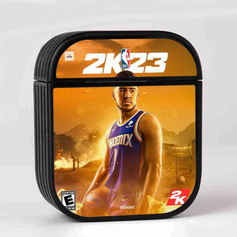 Devin Booker NBA 2k23 Case for AirPods Sublimation Slim Hard Plastic Glossy