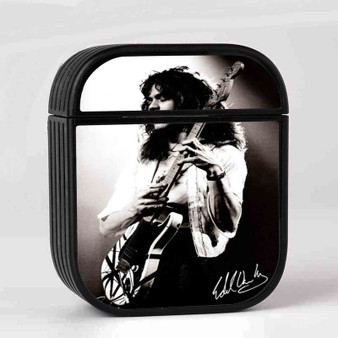 Eddie Van Halen Signed Case for AirPods Sublimation Slim Hard Plastic Glossy