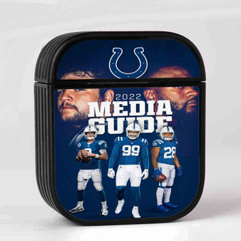 Indianapolis Colts NFL 2022 Case for AirPods Sublimation Slim Hard Plastic Glossy