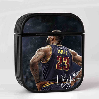 Lebron James Signed Case for AirPods Sublimation Slim Hard Plastic Glossy