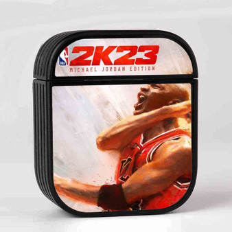NBA 2 K23 Michael Jordan Edition Case for AirPods Sublimation Slim Hard Plastic Glossy