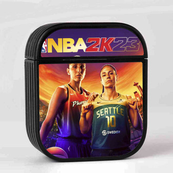 NBA 2 K23 WNBA Edition Case for AirPods Sublimation Slim Hard Plastic Glossy