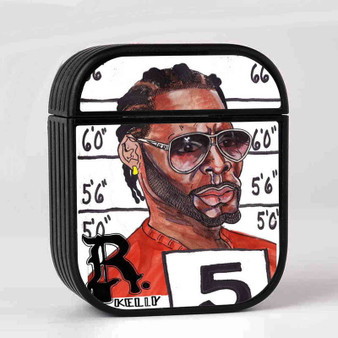 R Kelly Art Case for AirPods Sublimation Slim Hard Plastic Glossy