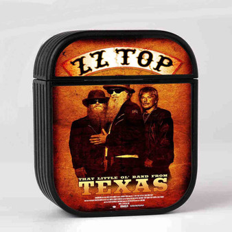 Zz Top Texas Case for AirPods Sublimation Slim Hard Plastic Glossy