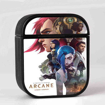 Arcane League of Legends Case for AirPods Sublimation Hard Plastic Glossy