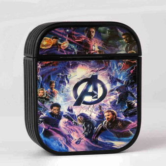 Avengers Poster Signed By Cast Case for AirPods Sublimation Hard Plastic Glossy