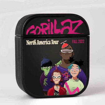 Gorillaz Fall Tour 2022 Case for AirPods Sublimation Hard Plastic Glossy
