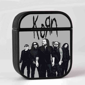 Korn Band Art Poster Case for AirPods Sublimation Hard Plastic Glossy
