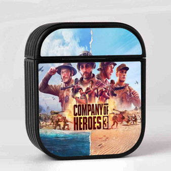 Company of Heroes 3 Case for AirPods Sublimation Hard Plastic Glossy