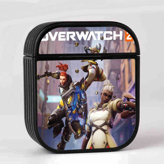 Overwatch 2 Case for AirPods Sublimation Hard Plastic Glossy